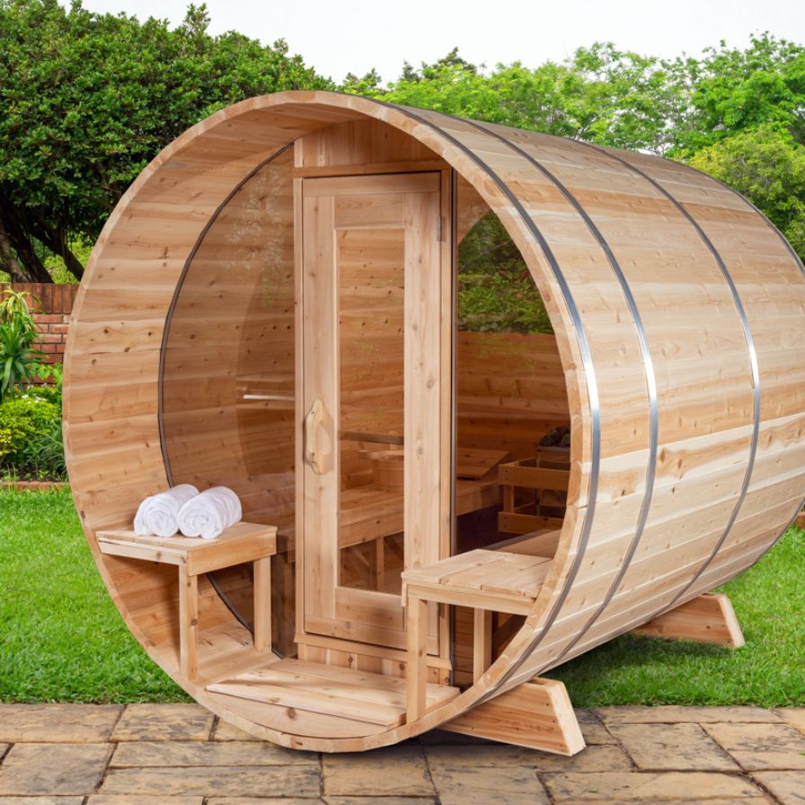 Dundalk LeisureCraft Serenity MP Barrel Sauna for 3-4 People Dundalk LeisureCraft