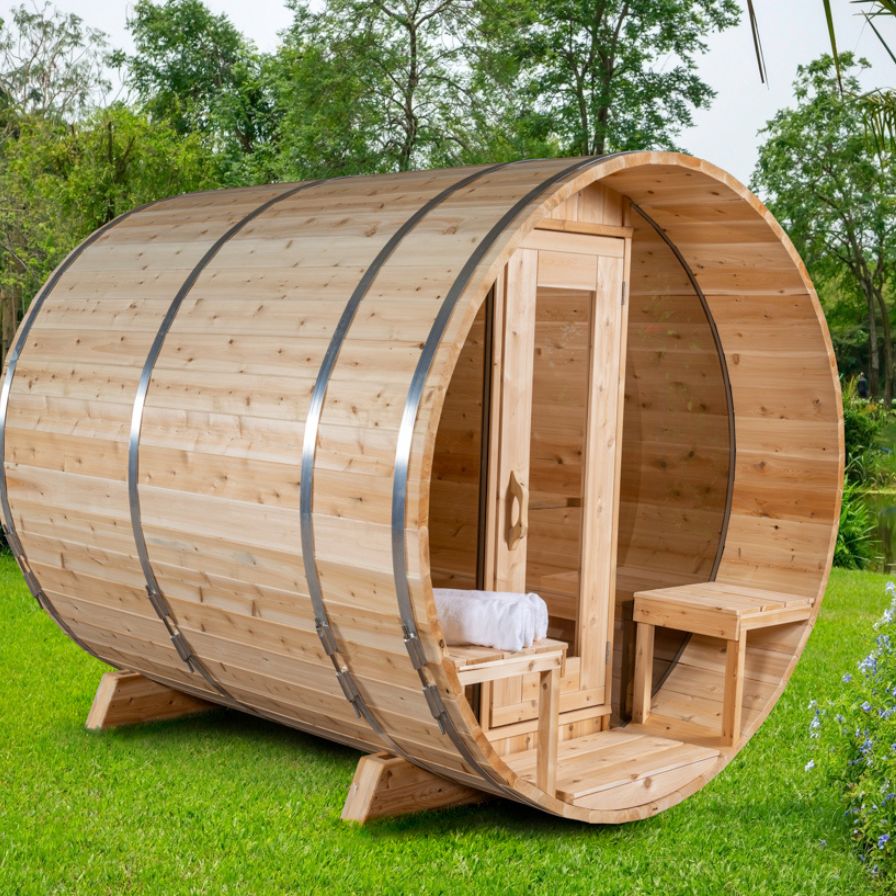Dundalk LeisureCraft Serenity MP Barrel Sauna for 3-4 People Dundalk LeisureCraft