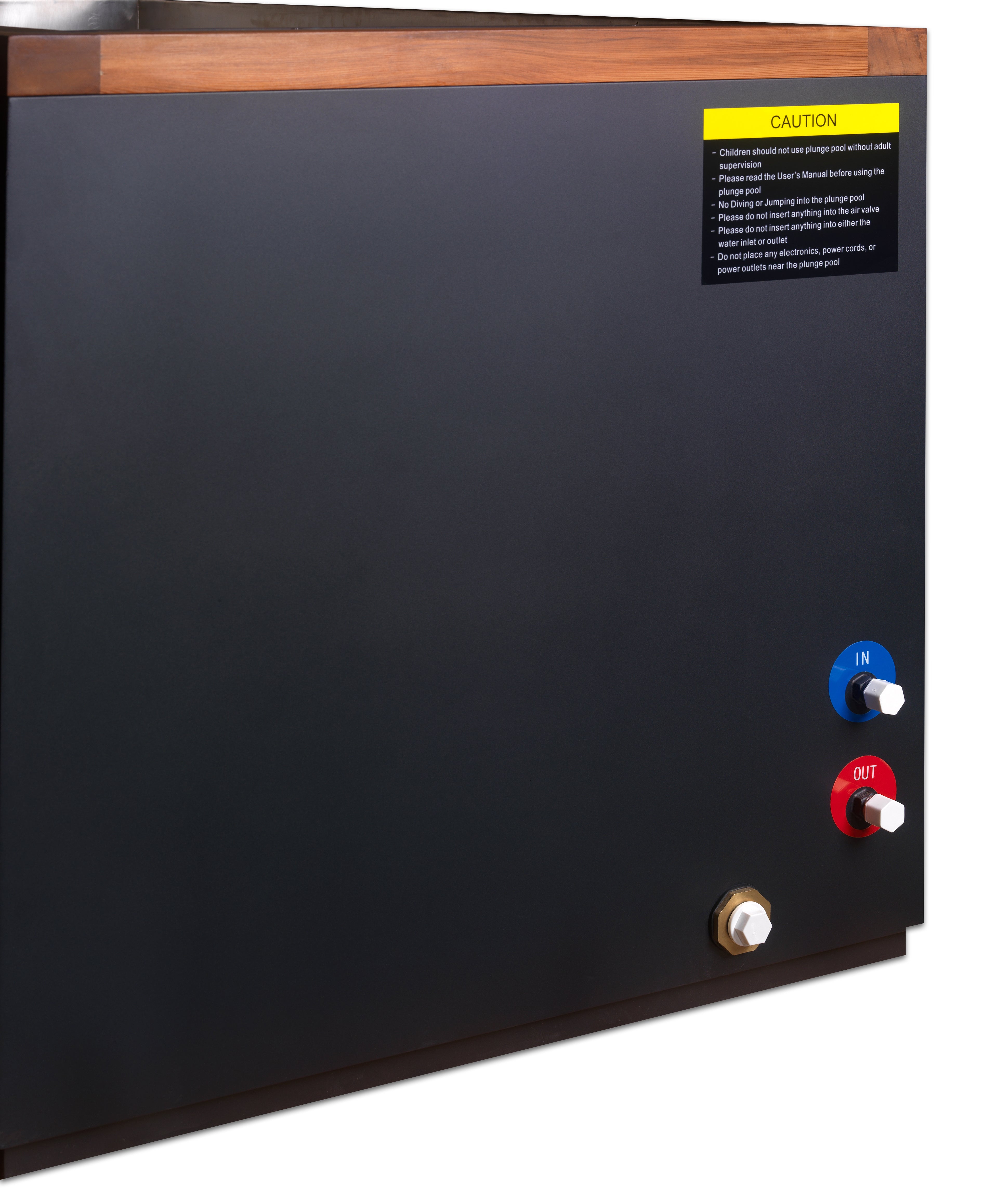 Dynamic Cold Therapy CUBOID Cold Plunge Tub: Cedar, Steel, Recovery System Golden Designs Inc