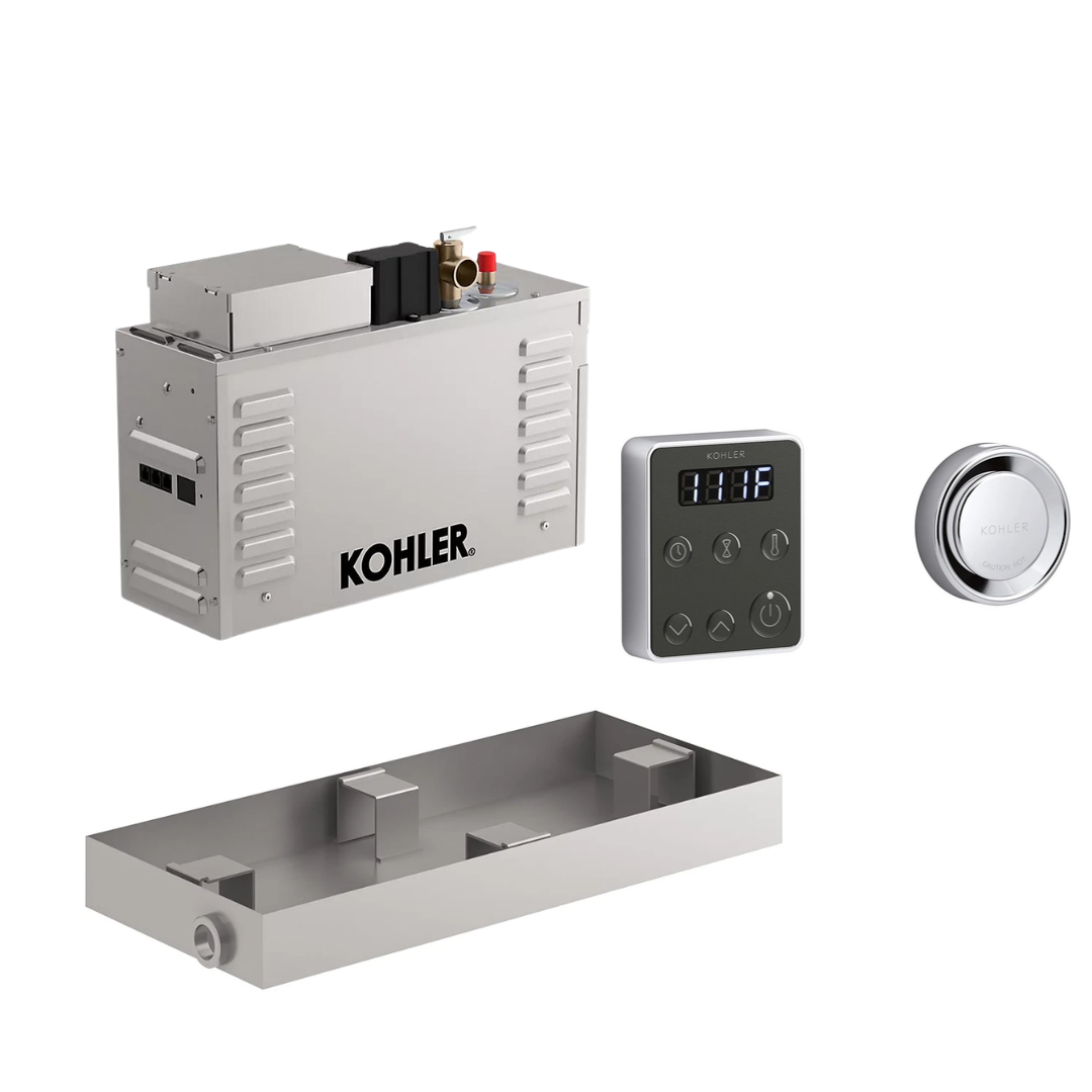 Kohler All-In-One Steam Shower Package Generator, Control Kit, and Drain Pan Kohler