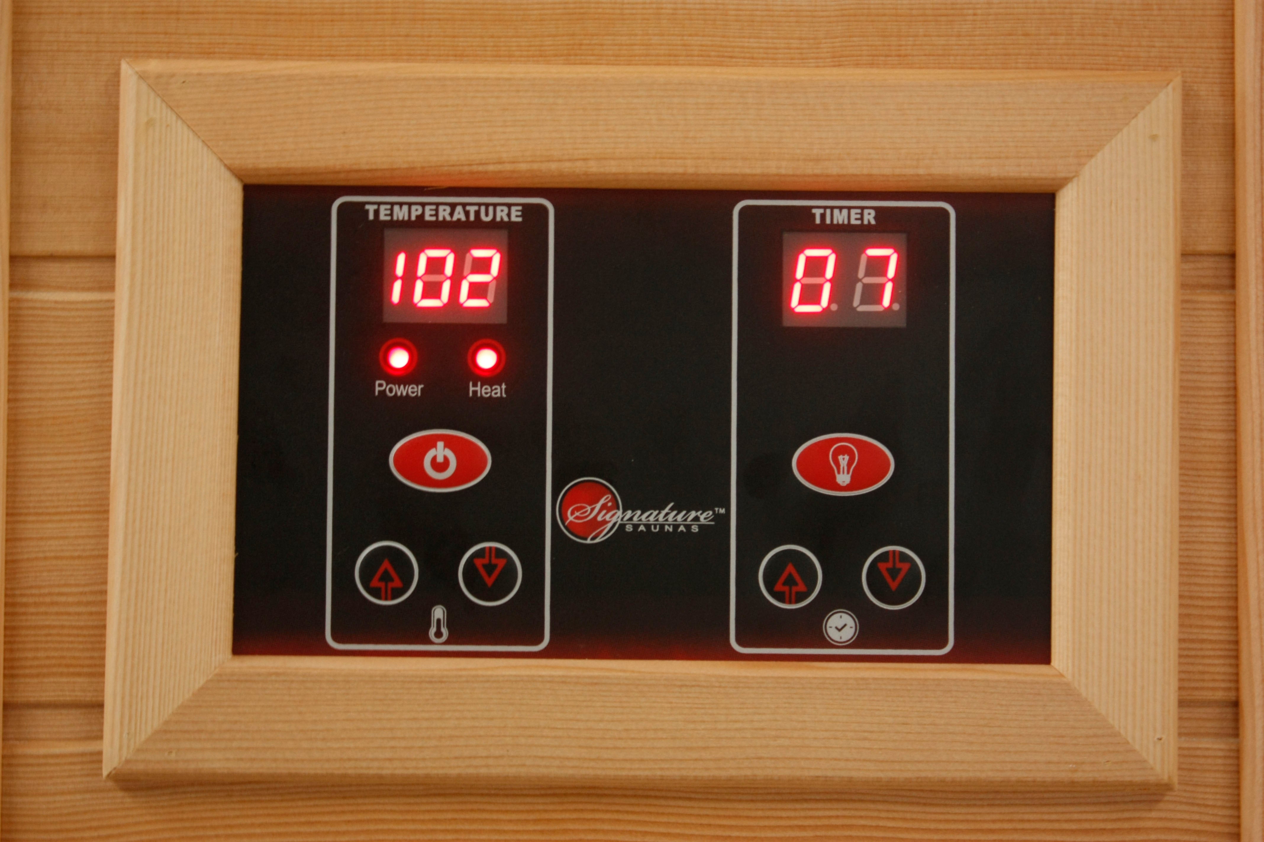 Maxxus Montilemar 3-Person Near Zero EMF Far Infrared Red Cedar Sauna Golden Designs Inc (NA)