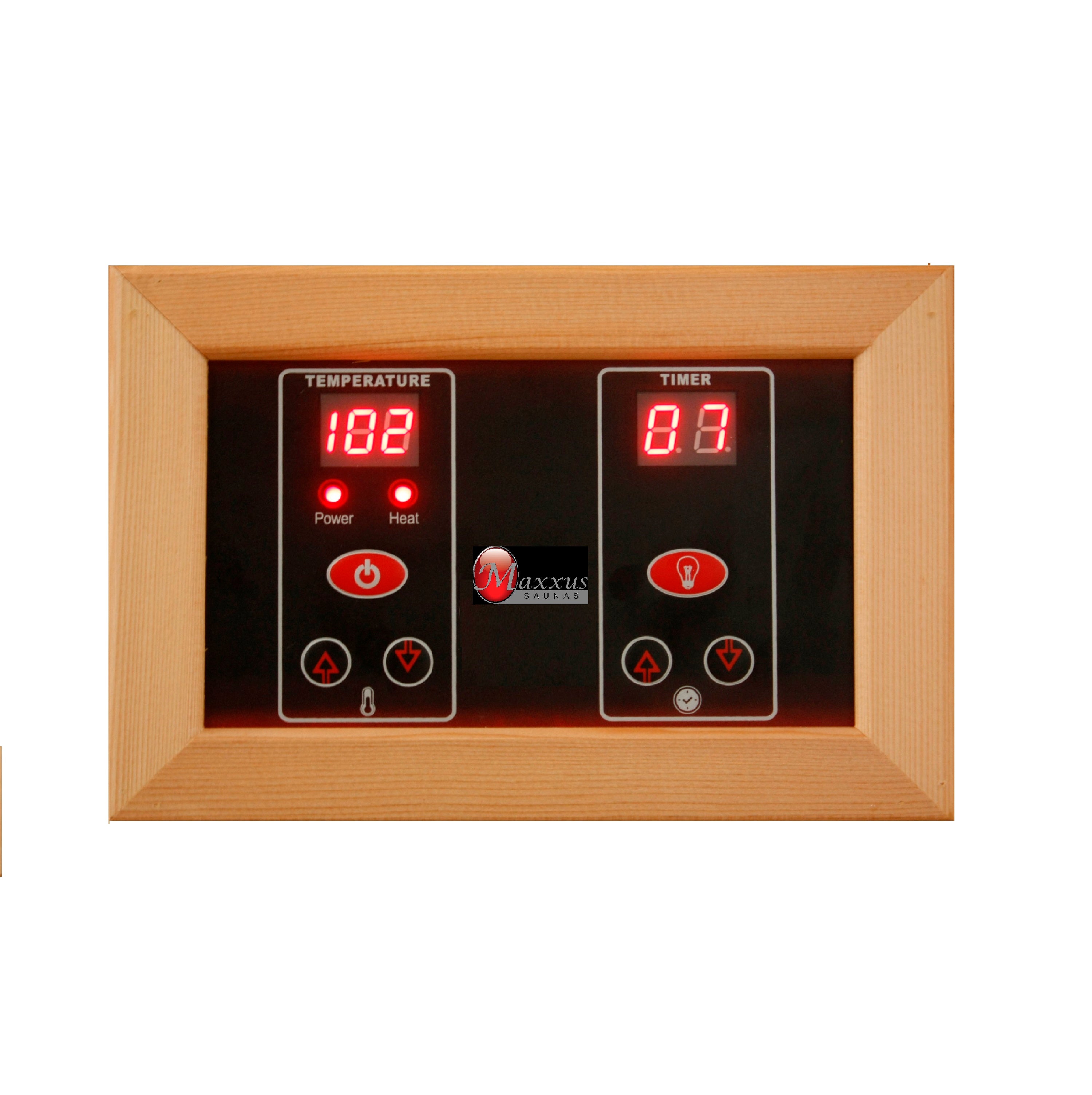 Maxxus Bellevue 3-Person Low EMF FAR Infrared Sauna with Chromotherapy & Bluetooth Maxxus