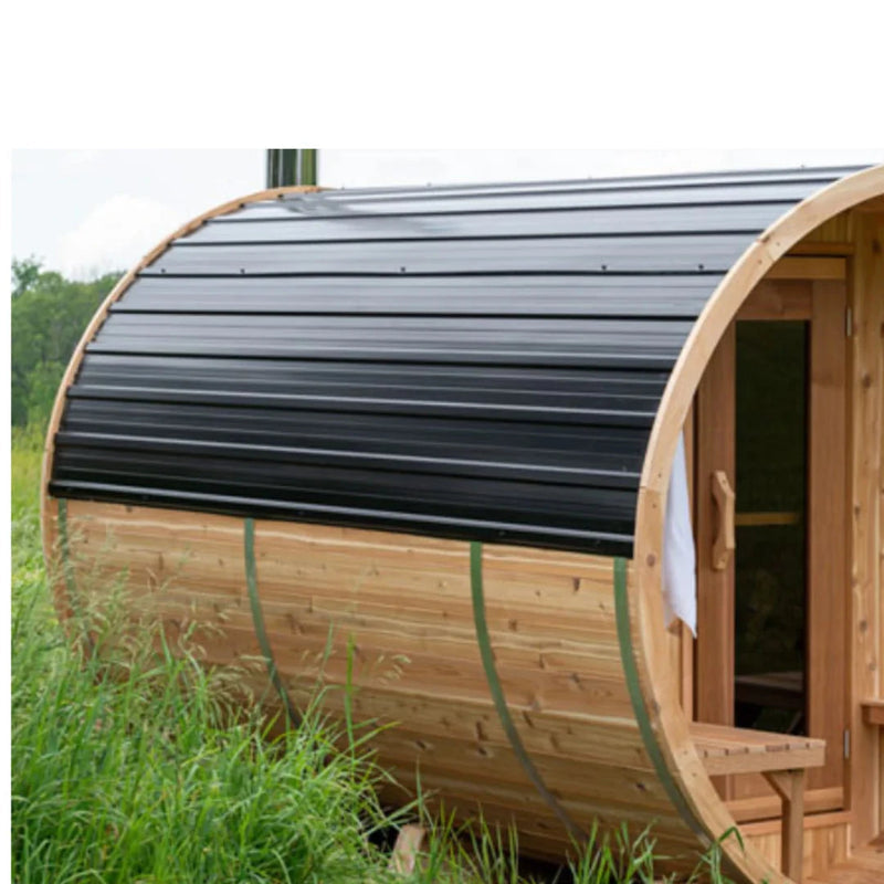Dundalk Canadian Timber Tranquility 2-4 Person Outdoor Barrel Sauna Dundalk