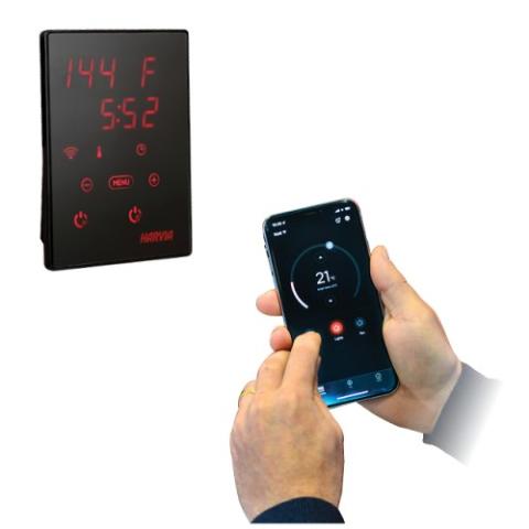 Harvia CX004WIFI Xenio WiFi Remote Control Black - ArtofSteamCo