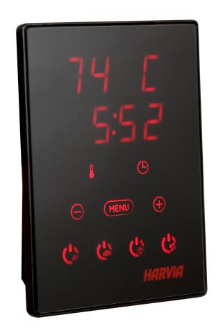 Harvia CX30C-U3 Xenio Combi U3 Digital Control for Harvia Sauna Heaters Black Harvia