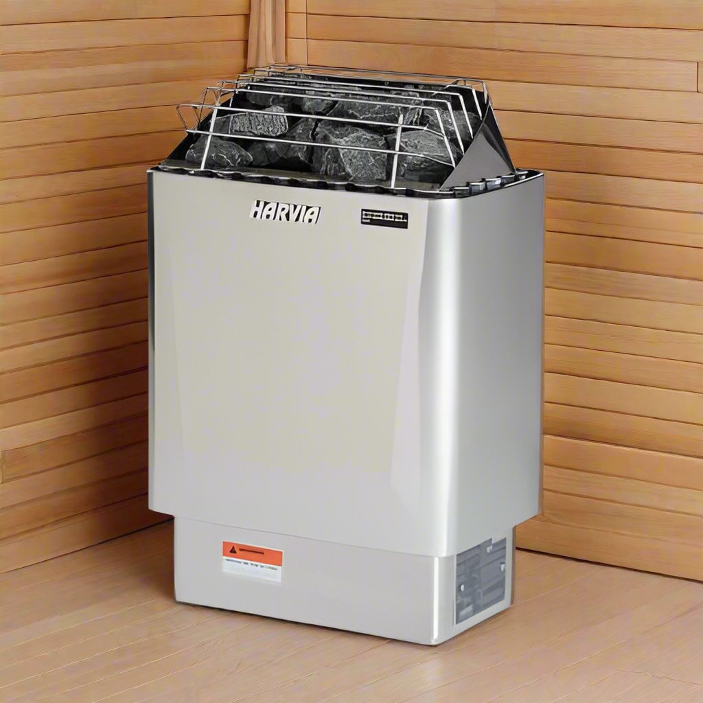 Harvia JH60W2083 Kip Series 6kW Stainless Steel Sauna Heater at 208V 3PH Stainless Steel Harvia