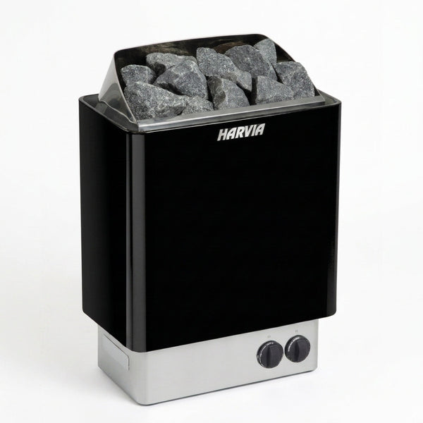 Harvia Black KIP80B JH80B2401MI Dial Controlled KIP Heater 8.0kw | 240