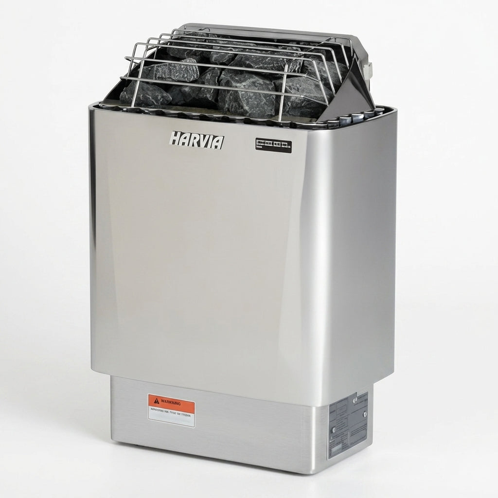 Harvia KIP45W Kip Series 4.5kW Stainless Steel Sauna Heater at 208V 3PH JH45W2083 Harvia