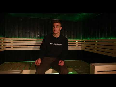 Harvia Fenix Indoor Sauna Cabin with Harvia Virta Heater