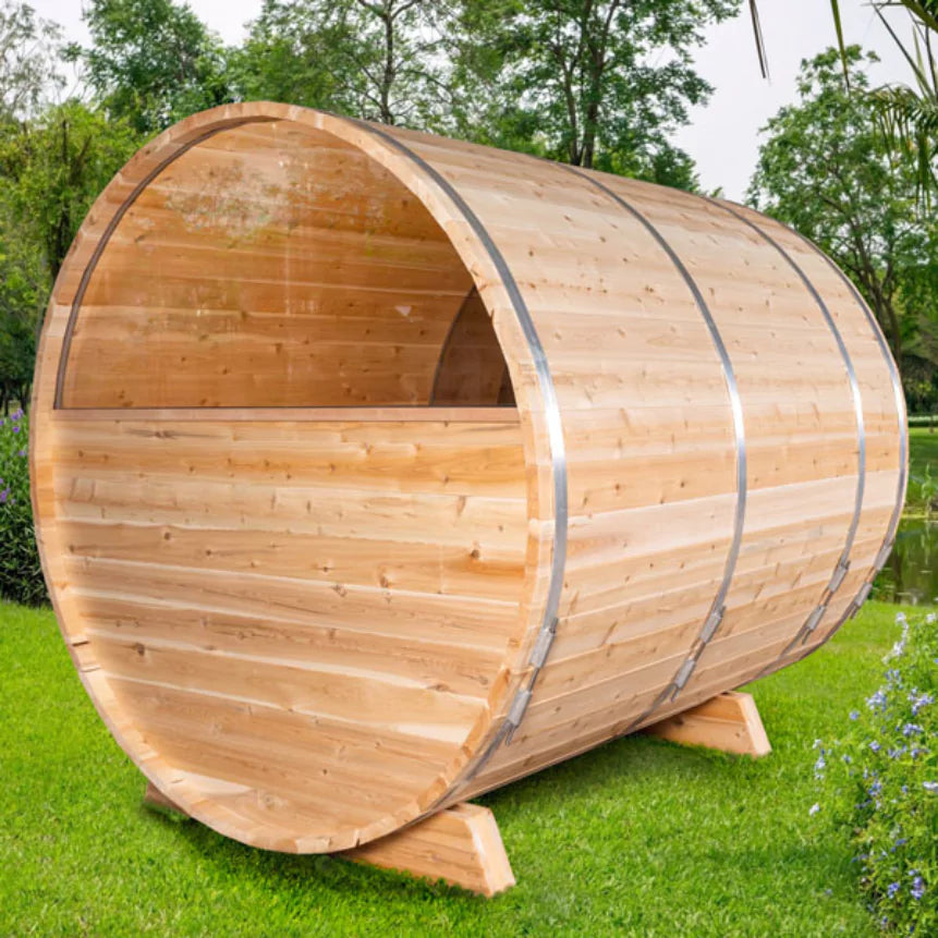 Canadian Timber Tranquility MP Barrel Sauna Outdoor Cedar Retreat Dundalk