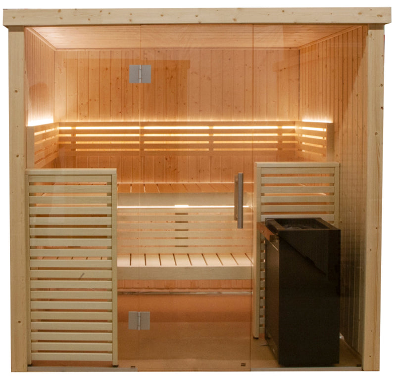 ThermaSol Trost 4-Person Indoor Nordic Sauna - ArtofSteamCo