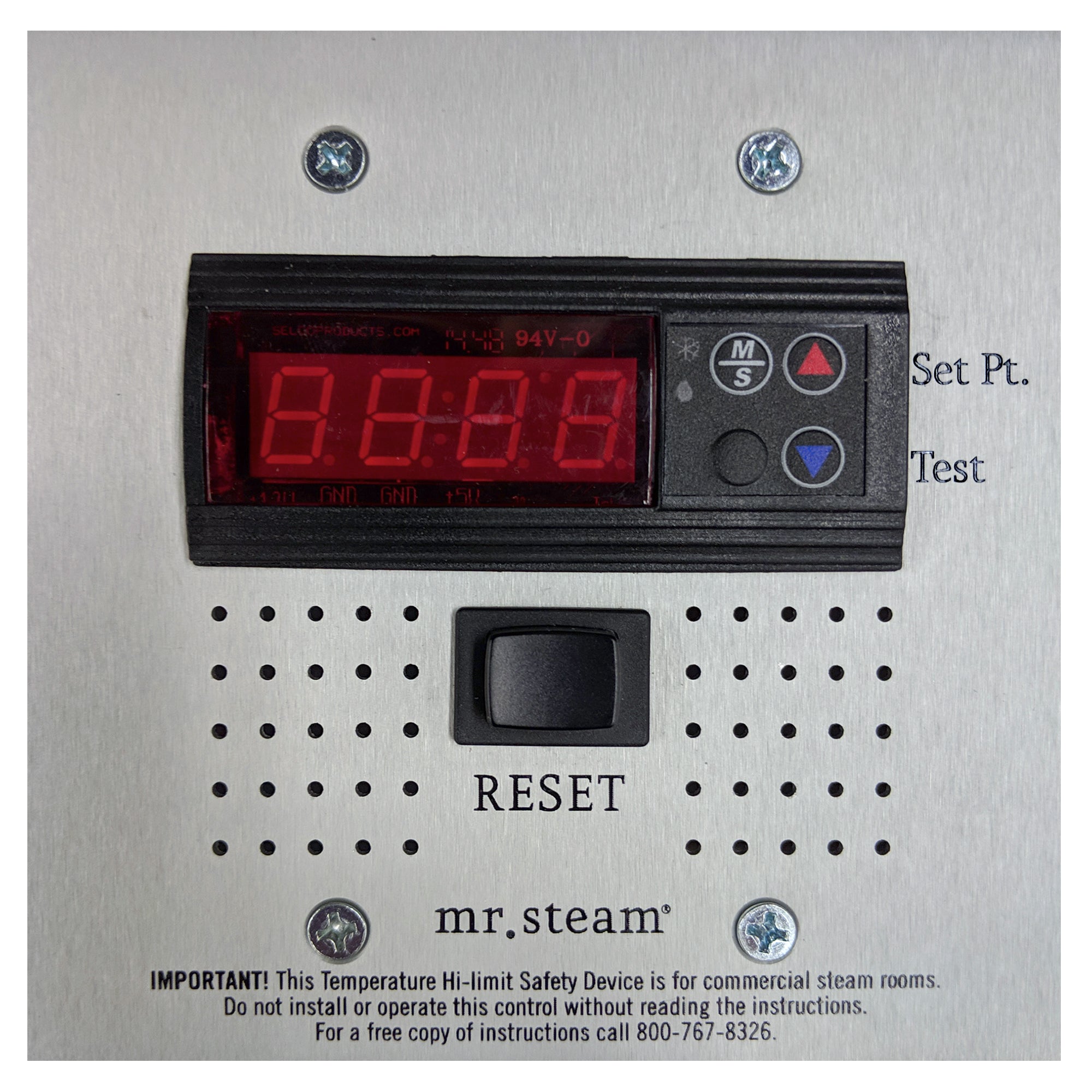 Mr. Steam  CU-HTC High Limit Control For Commercial Generators Mr. Steam