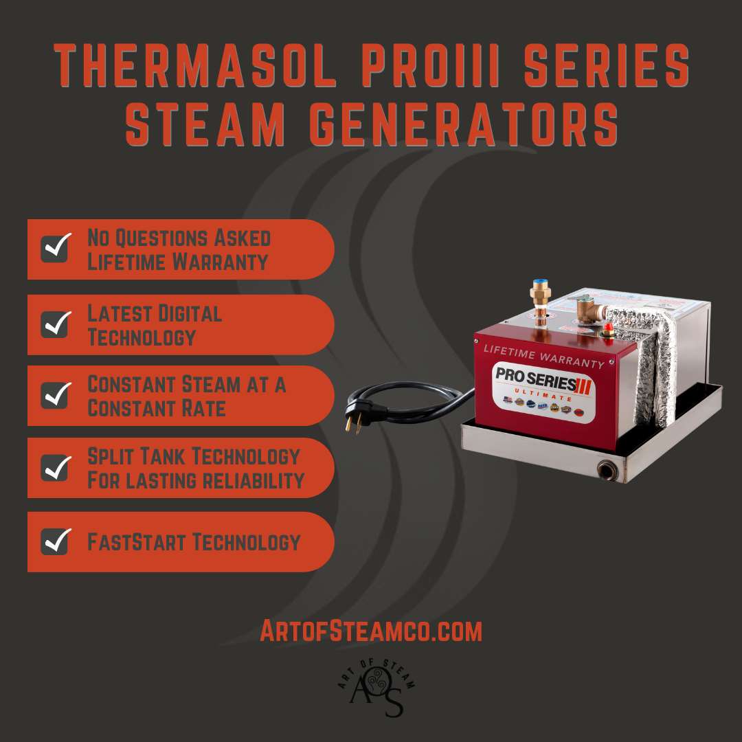 Thermasol PROIII-395 Pro Series Ultimate Steam Shower Generator
