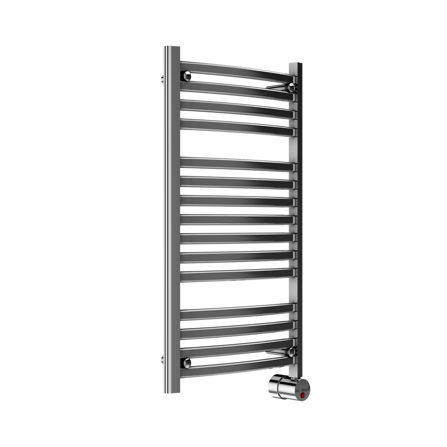 Mr. Steam W236TPC Broadway Collection 13-Bar Wall-Mounted Electric Towel Warmer with Digital Timer in Polished Chrome Mr. Steam