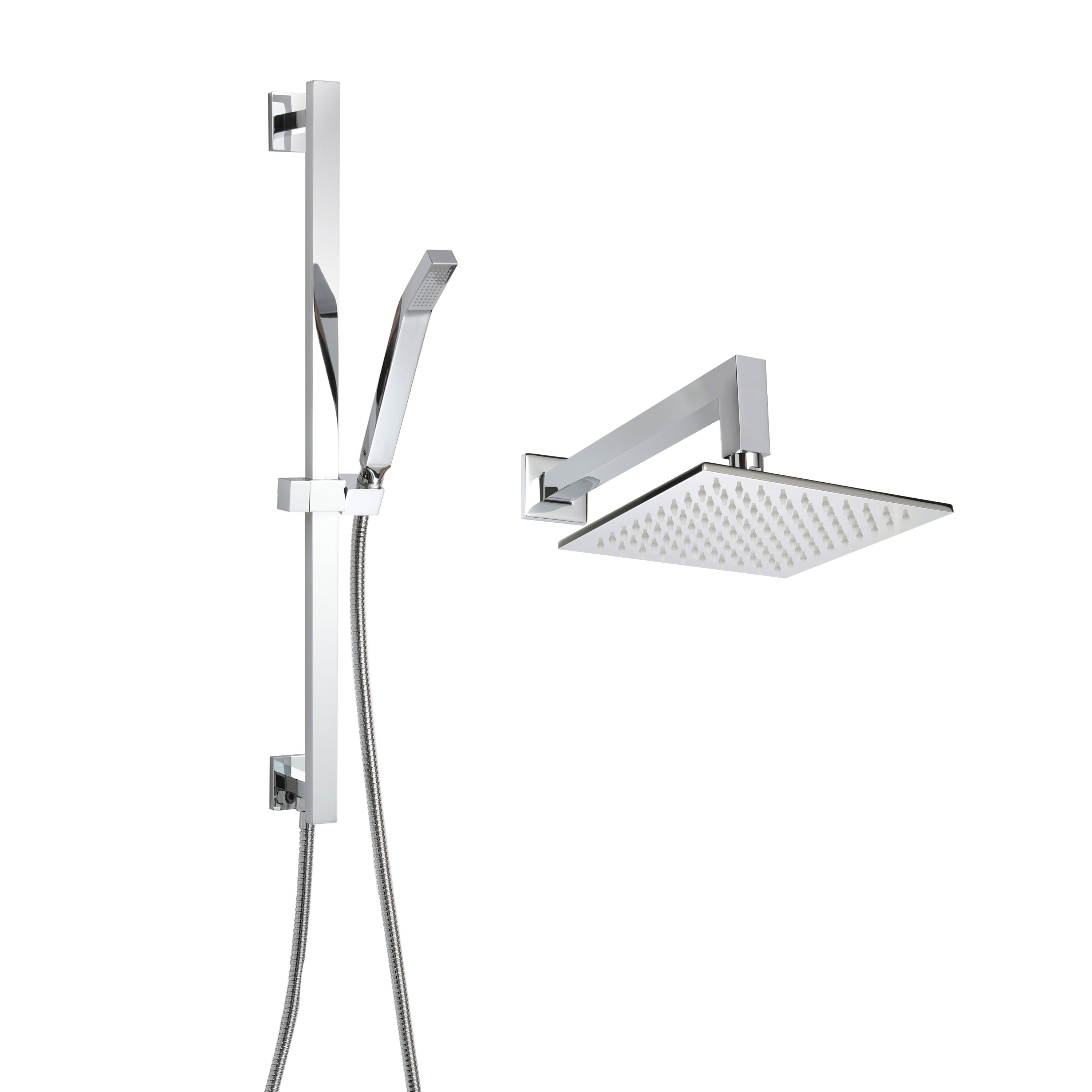 ThermaSol Complete Shower Package Rain Canopy and Handshower ThermaSol