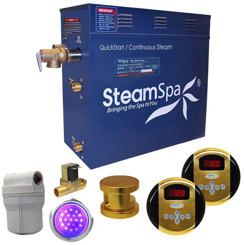 SteamSpa Royal QuickStart Acu-Steam Bath Generator Package SteamSpa