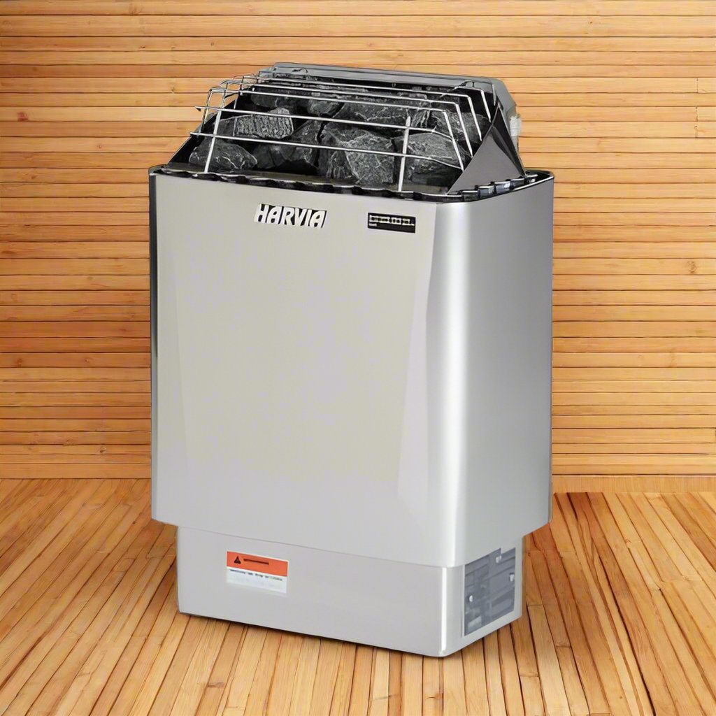 Harvia JH80W2401 Kip Series 8kW Stainless Steel Sauna Heater at