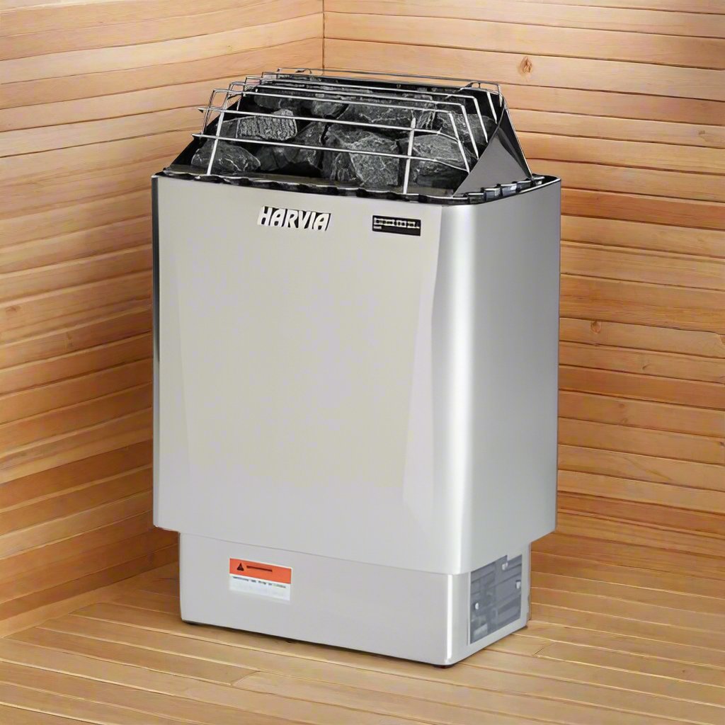 Harvia JH80W2083 Kip Series 8kW Stainless Steel Sauna Heater at 208V 3PH Stainless Steel Harvia