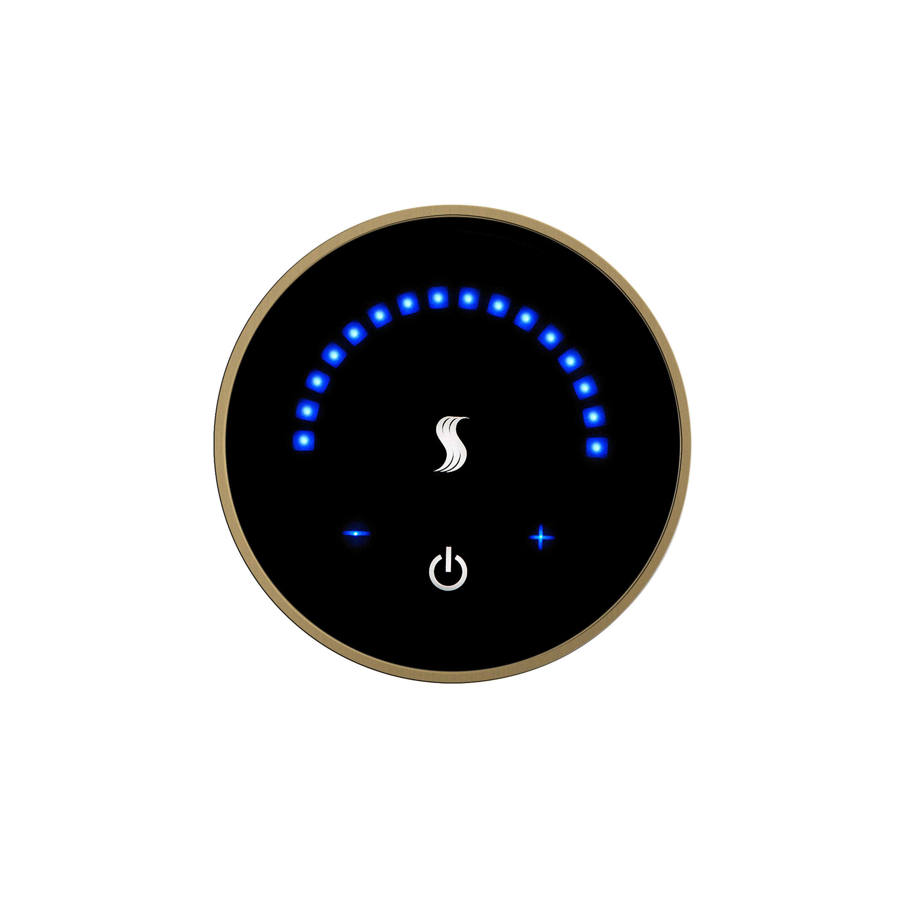 ThermaSol MTC-SB MicroTouch Controller Round, Satin Brass Finish ThermaSol