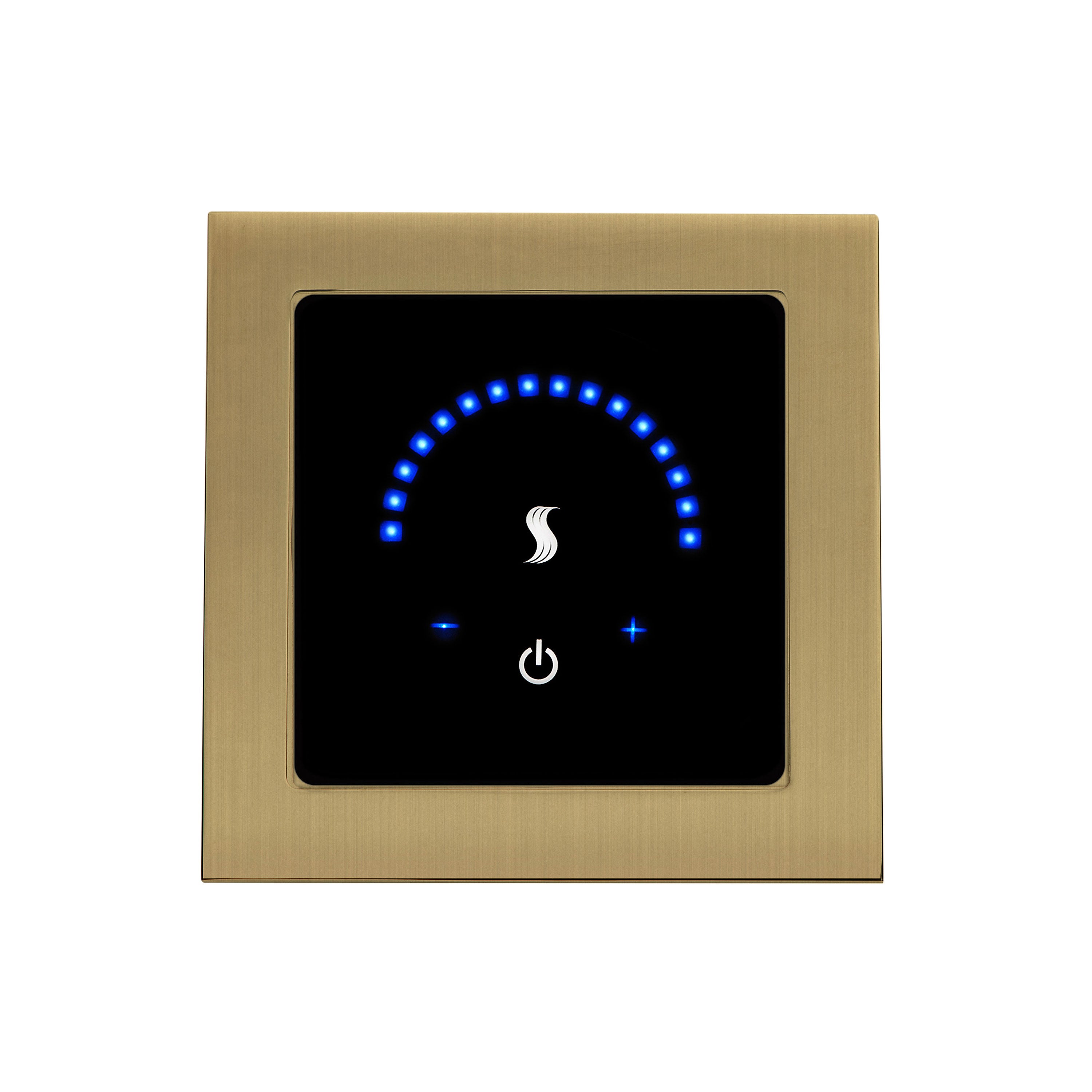 ThermaSol MTMR-SB MicroTouch Controller Square, Satin Brass Finish ThermaSol