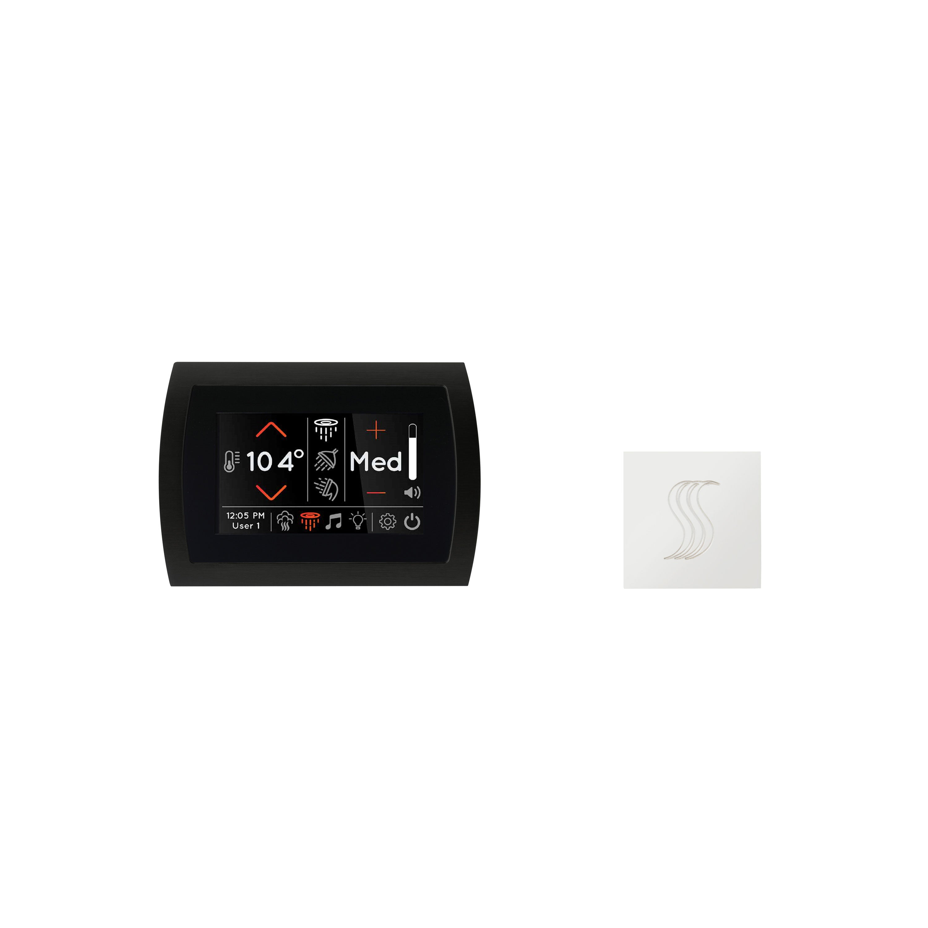 ThermaSol STC-SVSQ Signatouch Steam Control and Steam Head Kit Square ThermaSol