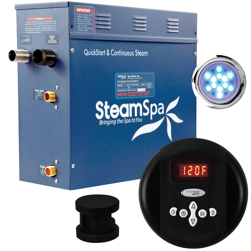 SteamSpa Indulgence QuickStart Acu-Steam Bath Generator Package SteamSpa