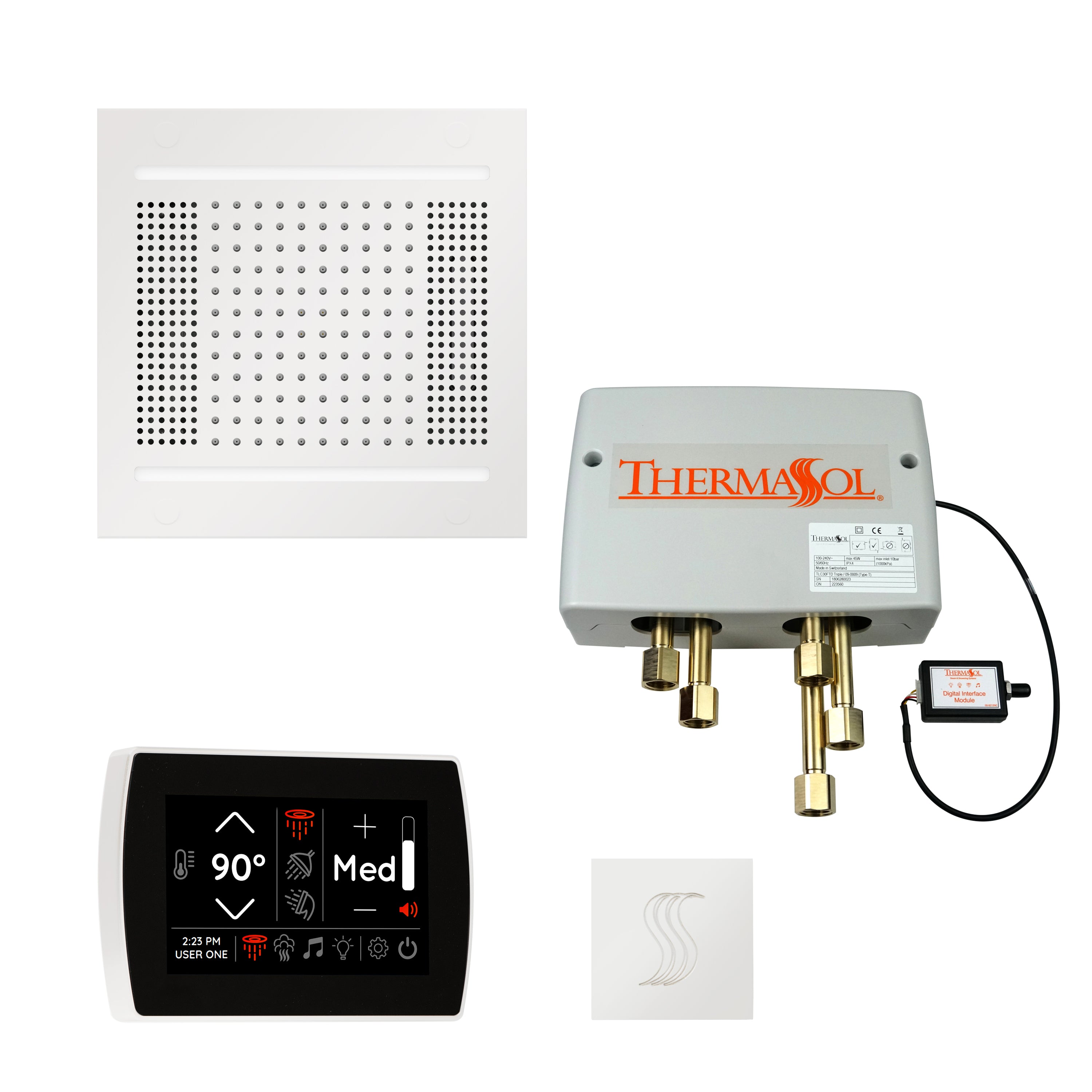 ThermaSol The Total Wellness Package Hydrovive 14 with SignaTouch Square ThermaSol