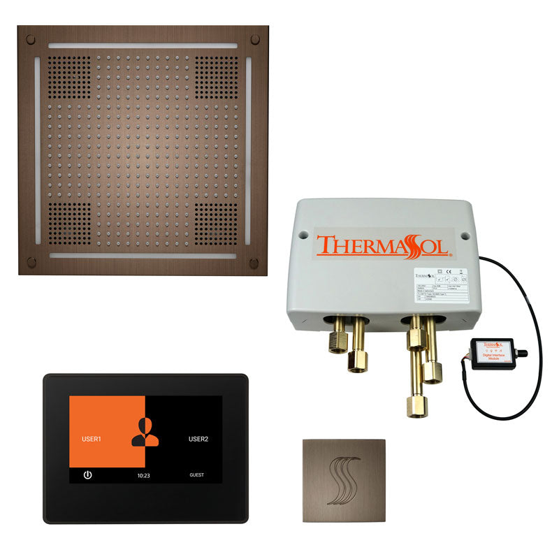 ThermaSol The Total Wellness Hydrovive Package with 7" ThermaTouch  Square ThermaSol