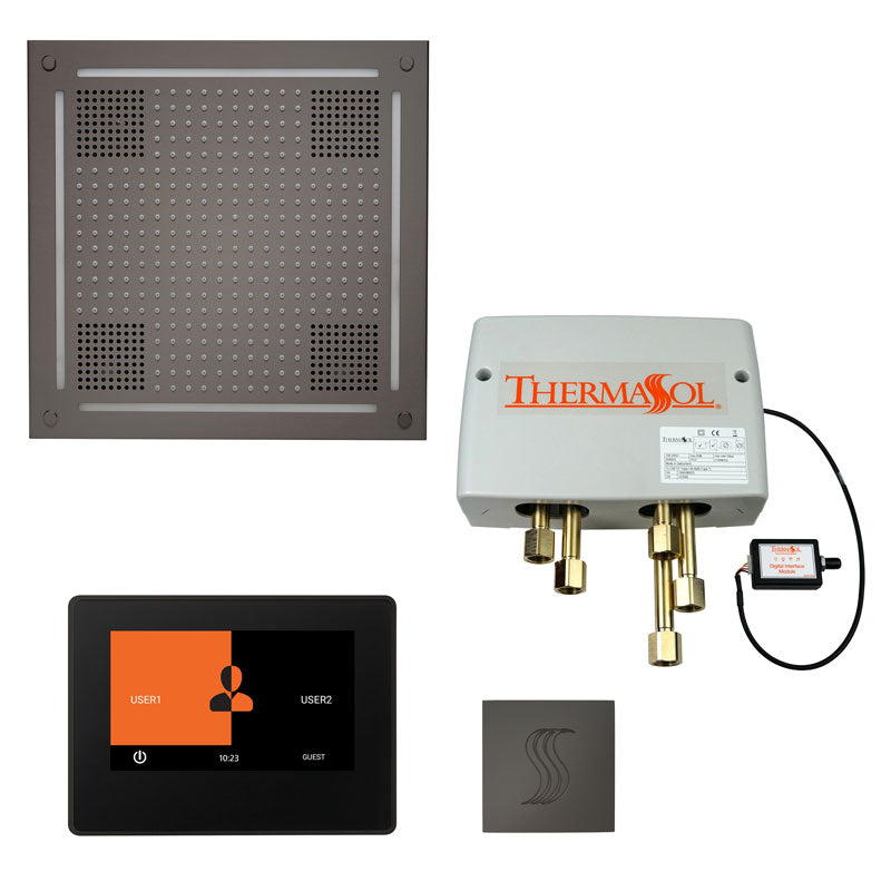 ThermaSol The Total Wellness Hydrovive Package with 7" ThermaTouch  Square ThermaSol