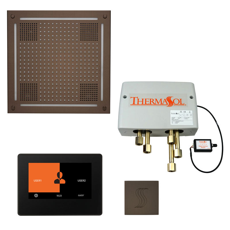 ThermaSol The Total Wellness Hydrovive Package with 7" ThermaTouch  Square ThermaSol