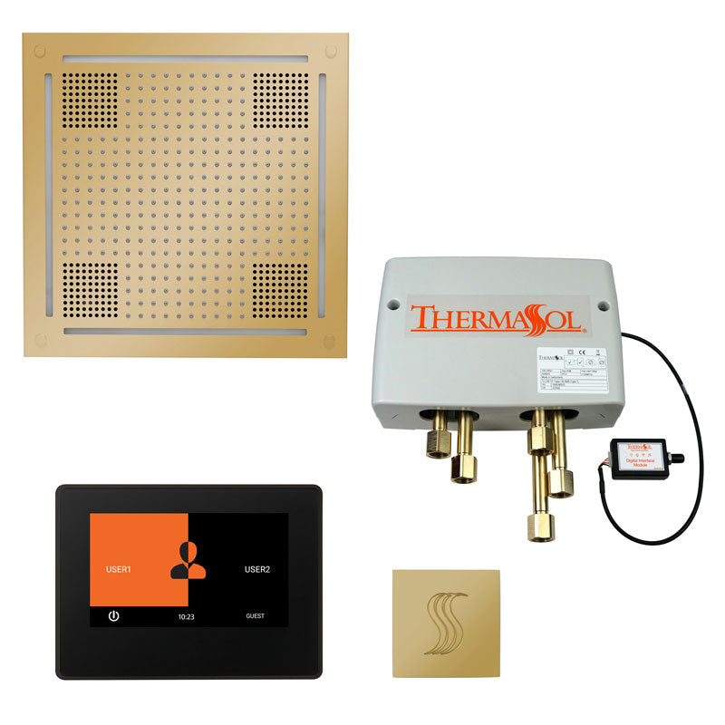 ThermaSol The Total Wellness Hydrovive Package with 7" ThermaTouch  Square ThermaSol