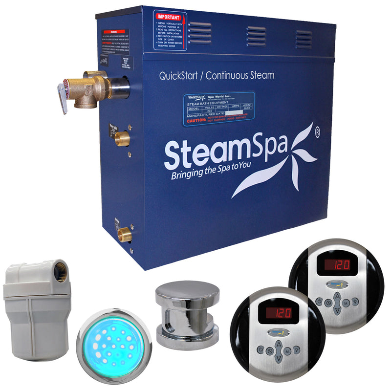 SteamSpa Royal QuickStart Acu-Steam Bath Generator Package SteamSpa