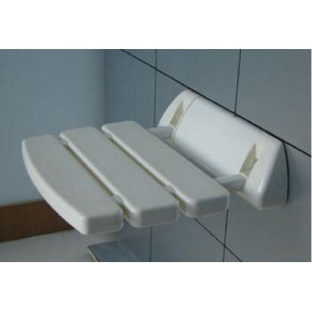 Amerec 9270-02 RELAX Relax Fold Down White Shower Seat, 13 1/2" x 13 1/2" Amerec