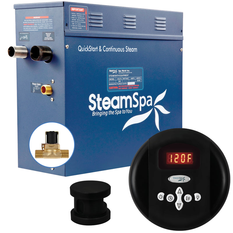 SteamSpa Oasis QuickStart Acu-Steam Bath Generator Package SteamSpa